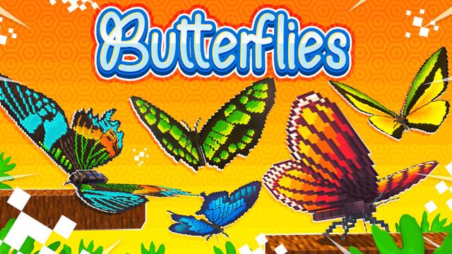 Thumbnail of the Minecraft Bedrock Marketplace product Butterflies created by Kreatik Studios.