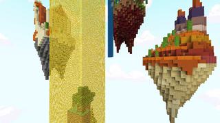 Screenshot of the Minecraft Bedrock Marketplace product CAPTIVE SKYBLOCK created by Kreatik Studios.