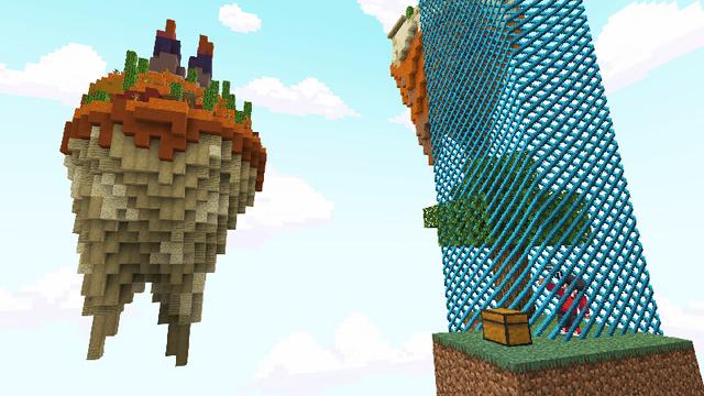 Screenshot of the Minecraft Bedrock Marketplace product CAPTIVE SKYBLOCK created by Kreatik Studios.