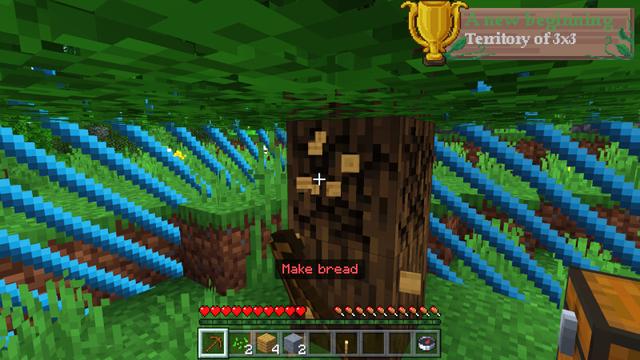 Screenshot of the Minecraft Bedrock Marketplace product CAPTIVE SURVIVAL created by Kreatik Studios.