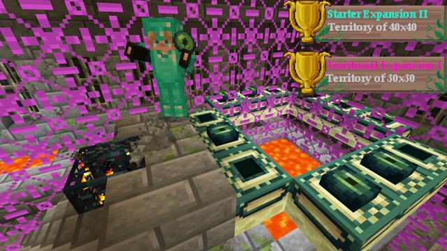 Screenshot of the Minecraft Bedrock Marketplace product CAPTIVE SURVIVAL created by Kreatik Studios.