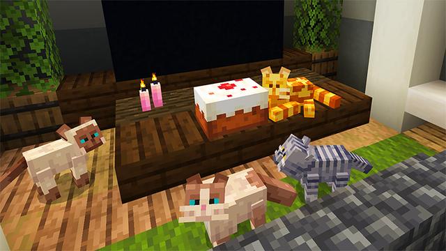 Screenshot of the Minecraft Bedrock Marketplace product CATS CRAFTABLE created by Kreatik Studios.