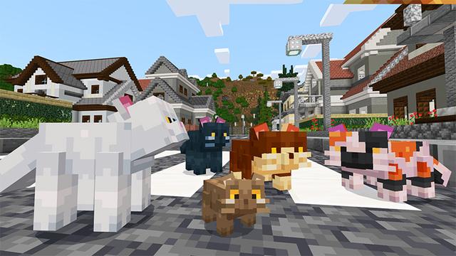Screenshot of the Minecraft Bedrock Marketplace product CATS CRAFTABLE created by Kreatik Studios.