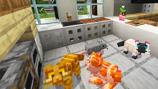 Screenshot of the Minecraft Bedrock Marketplace product GATOS ARTESANOS created by Kreatik Studios.