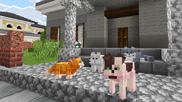 Screenshot of the Minecraft Bedrock Marketplace product CATS CRAFTABLE created by Kreatik Studios.