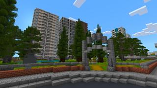 Screenshot of the Minecraft Bedrock Marketplace product City Cars created by Kreatik Studios.