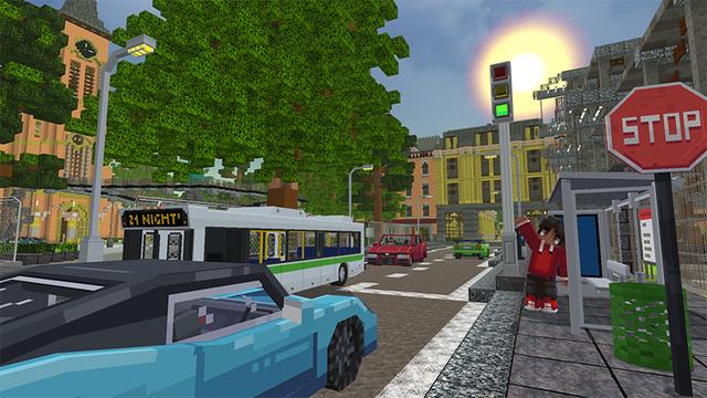 Screenshot of the Minecraft Bedrock Marketplace product CITY HD MASHUP created by Kreatik Studios.