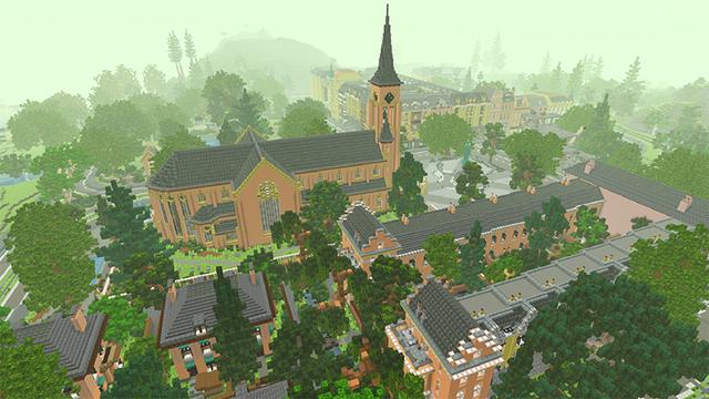 Screenshot of the Minecraft Bedrock Marketplace product CITY HD MASHUP created by Kreatik Studios.