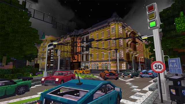 Screenshot of the Minecraft Bedrock Marketplace product CITY HD MASHUP created by Kreatik Studios.