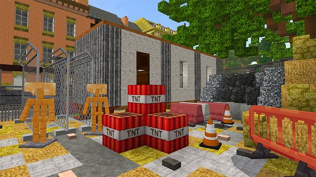 Screenshot of the Minecraft Bedrock Marketplace product CITY HD MASHUP created by Kreatik Studios.