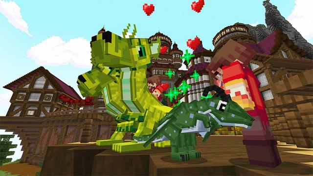 Screenshot of the Minecraft Bedrock Marketplace product CRAFTABLE DRAGONS created by Kreatik Studios.