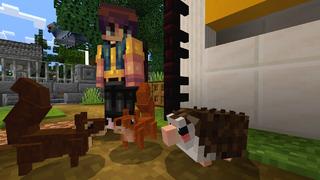 Screenshot of the Minecraft Bedrock Marketplace product CRAFTABLE PETS created by Kreatik Studios.