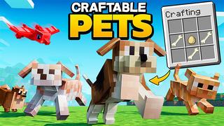 Thumbnail of the Minecraft Bedrock Marketplace product CRAFTABLE PETS created by Kreatik Studios.