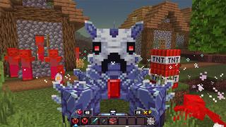 Screenshot of the Minecraft Bedrock Marketplace product CREEPER EVOLVE created by Kreatik Studios.