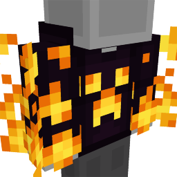 Thumbnail of the Minecraft Bedrock Marketplace product Creeper Fire Hoodie created by Kreatik Studios.