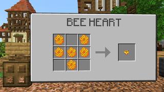 Screenshot of the Minecraft Bedrock Marketplace product CUSTOM HEARTS EVOLVE created by Kreatik Studios.