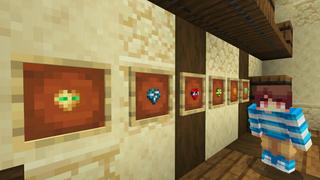 Screenshot of the Minecraft Bedrock Marketplace product CUSTOM HEARTS EVOLVE created by Kreatik Studios.