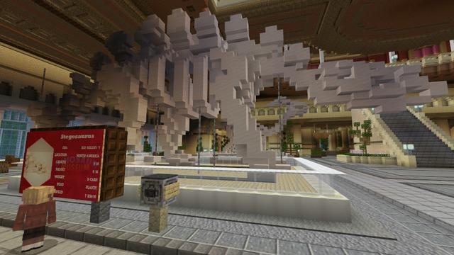 Screenshot of the Minecraft Bedrock Marketplace product Dinosaur Museum created by Kreatik Studios.