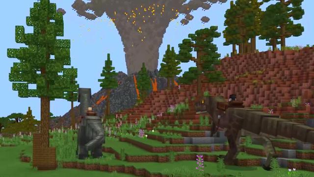 Screenshot of the Minecraft Bedrock Marketplace product Dinosaurs HD created by Kreatik Studios.