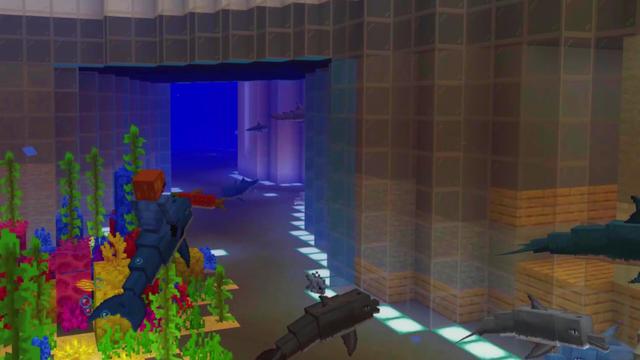 Screenshot of the Minecraft Bedrock Marketplace product Dolphins created by Kreatik Studios.