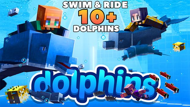 Thumbnail of the Minecraft Bedrock Marketplace product Dolphins created by Kreatik Studios.