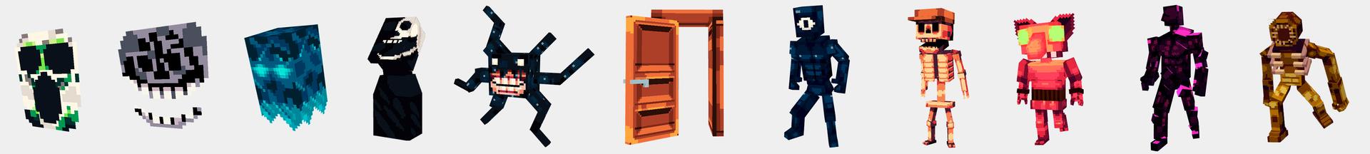 Panorama of the Minecraft Bedrock Marketplace product DOORS ROOM RUSH created by Kreatik Studios.