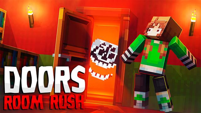 Thumbnail of the Minecraft Bedrock Marketplace product DOORS ROOM RUSH created by Kreatik Studios.