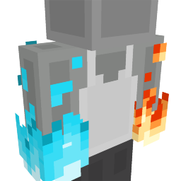 Thumbnail of the Minecraft Bedrock Marketplace product Duality Fire Hands created by Kreatik Studios.