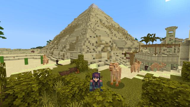 Screenshot of the Minecraft Bedrock Marketplace product Egypt City Life created by Kreatik Studios.