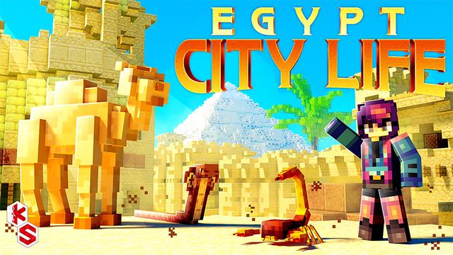 Thumbnail of the Minecraft Bedrock Marketplace product Egypt City Life created by Kreatik Studios.