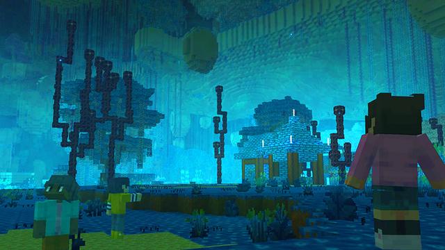 Screenshot of the Minecraft Bedrock Marketplace product End Expansion Add-On created by Kreatik Studios.