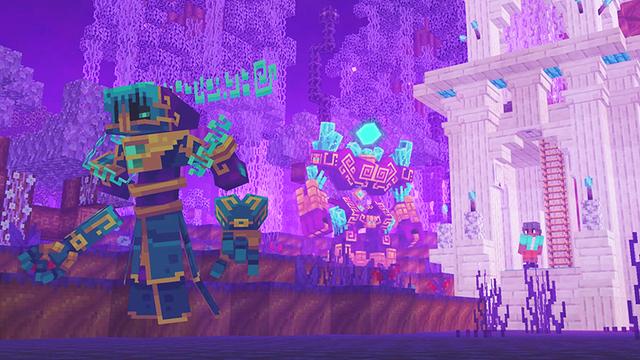 Screenshot of the Minecraft Bedrock Marketplace product End Expansion Add-On created by Kreatik Studios.