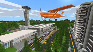 Screenshot of the Minecraft Bedrock Marketplace product Fun Planes created by Kreatik Studios.