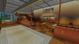 Screenshot of the Minecraft Bedrock Marketplace product Furniture: Modern School created by Kreatik Studios.