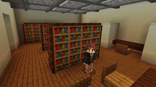 Screenshot of the Minecraft Bedrock Marketplace product Furniture: Modern School created by Kreatik Studios.