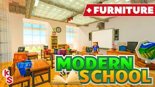 Thumbnail of the Minecraft Bedrock Marketplace product Furniture: Modern School created by Kreatik Studios.