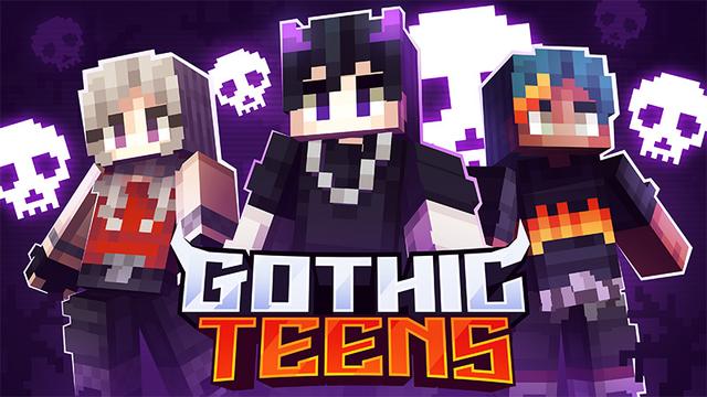 Thumbnail of the Minecraft Bedrock Marketplace product Gothic Teens created by Kreatik Studios.
