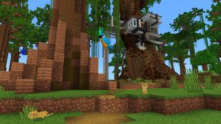 Screenshot of the Minecraft Bedrock Marketplace product HD Treehouse created by Kreatik Studios.