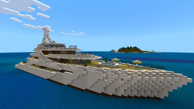 Screenshot of the Minecraft Bedrock Marketplace product Island Mansion created by Kreatik Studios.