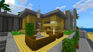 Screenshot of the Minecraft Bedrock Marketplace product Island Mansion created by Kreatik Studios.