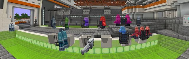 Panorama of the Minecraft Bedrock Marketplace product Jetpacks++ created by Kreatik Studios.