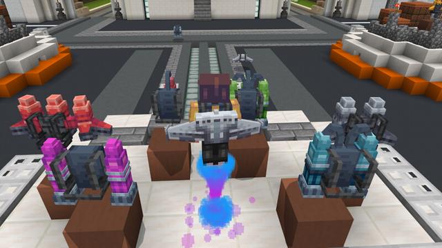 Screenshot of the Minecraft Bedrock Marketplace product Jetpacks++ created by Kreatik Studios.