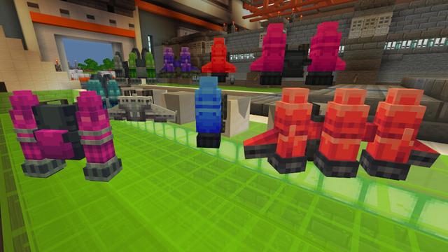 Screenshot of the Minecraft Bedrock Marketplace product Jetpacks++ created by Kreatik Studios.
