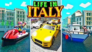 Thumbnail of the Minecraft Bedrock Marketplace product Life In Italy created by Kreatik Studios.