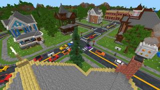 Screenshot of the Minecraft Bedrock Marketplace product Living Room Furniture created by Kreatik Studios.