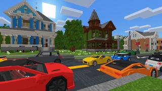 Screenshot of the Minecraft Bedrock Marketplace product Living Room Furniture created by Kreatik Studios.