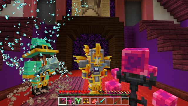 Screenshot of the Minecraft Bedrock Marketplace product MAGIC WEAPONS + ARMORS created by Kreatik Studios.