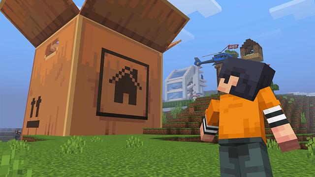 Screenshot of the Minecraft Bedrock Marketplace product MansionCraft created by Kreatik Studios.