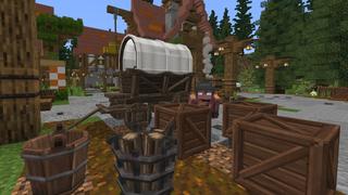 Screenshot of the Minecraft Bedrock Marketplace product Medieval City Life created by Kreatik Studios.
