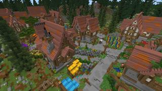 Screenshot of the Minecraft Bedrock Marketplace product Medieval City Life created by Kreatik Studios.